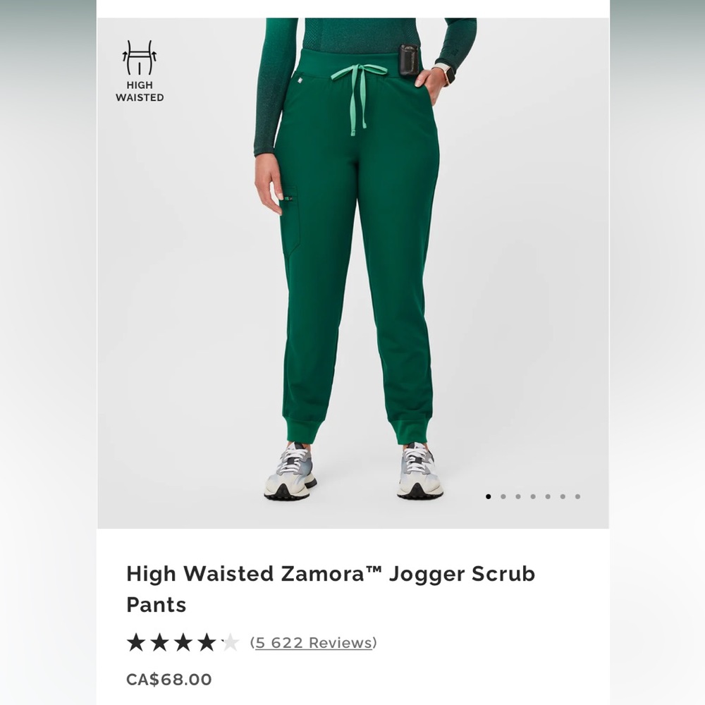 High waisted Zamora joggers size xs petite Figs